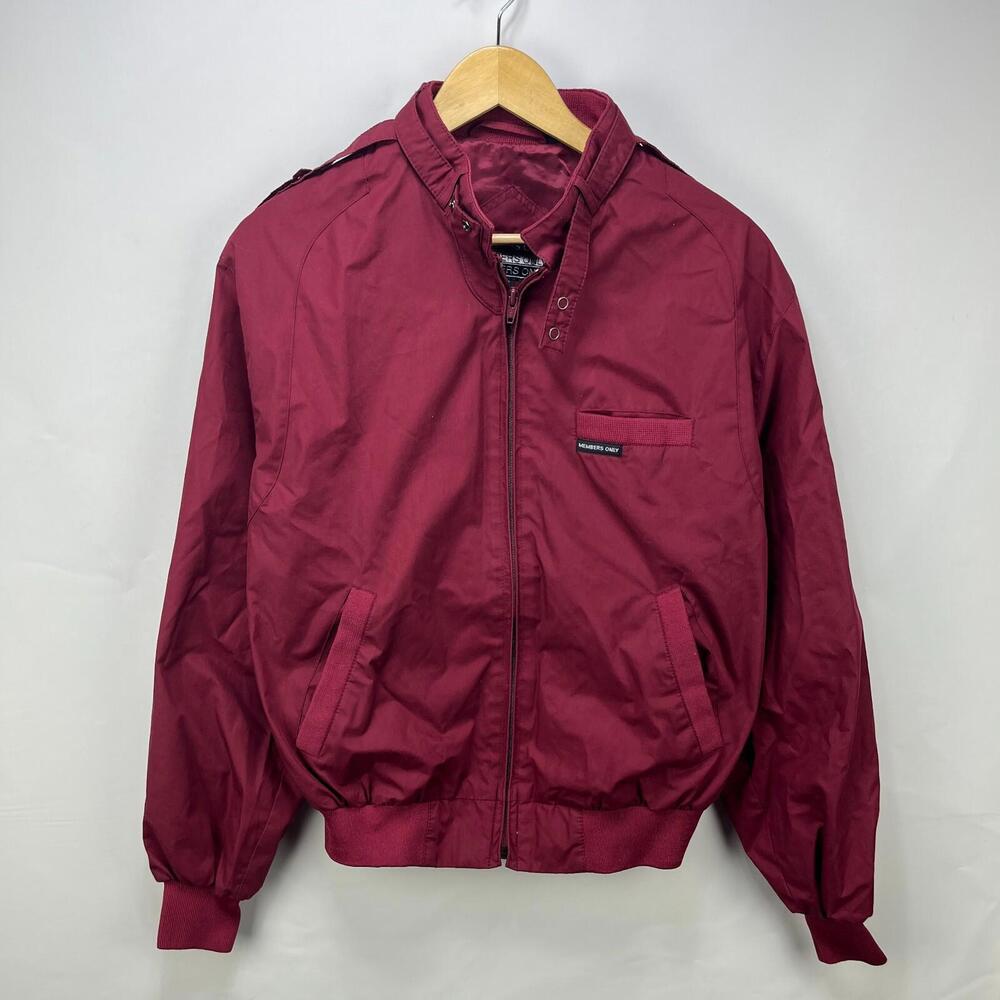 Vintage 90s Members Only Windbreaker Jacket Size 40 Medium